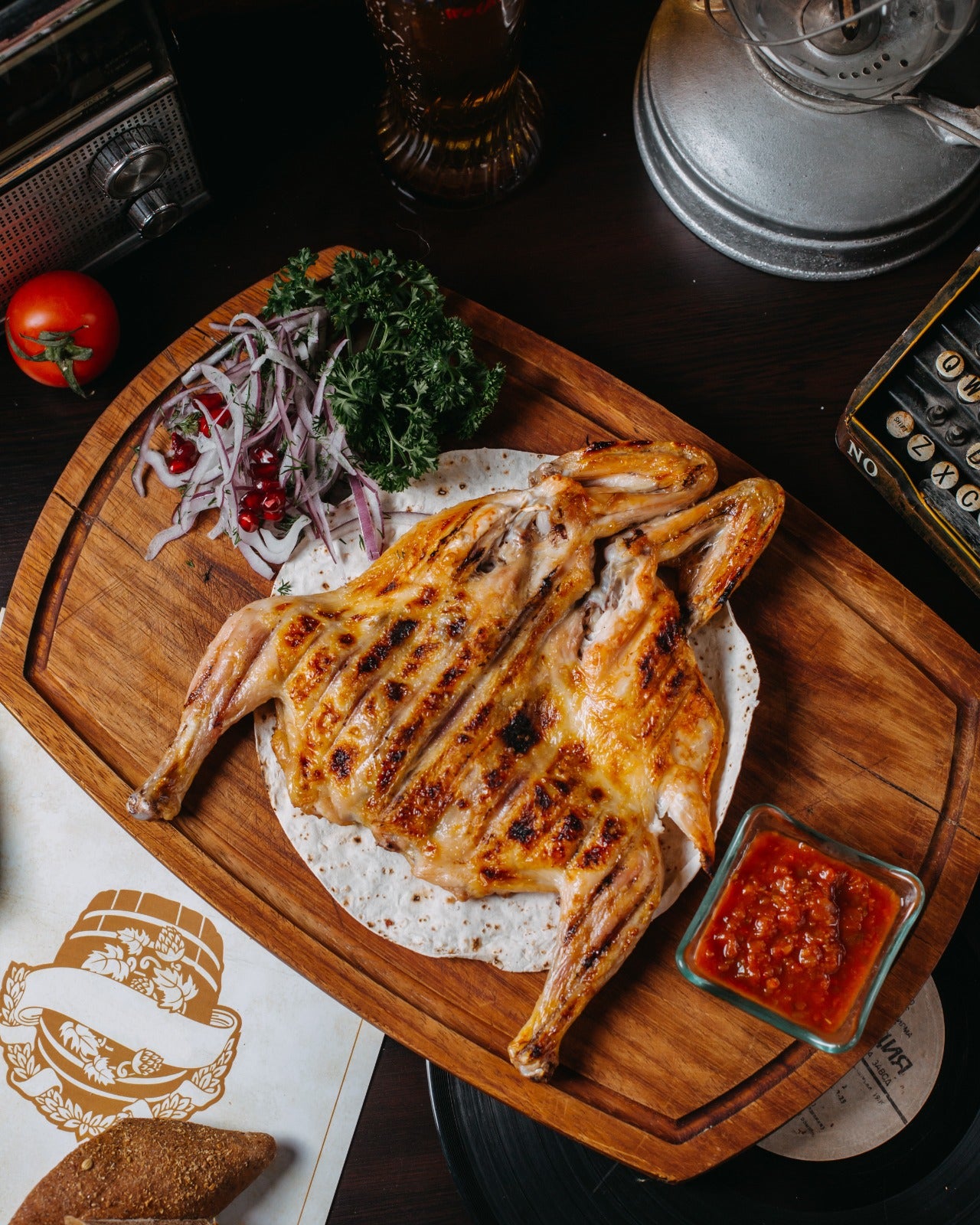 Peri Peri Grill Whole Bird With Rice
